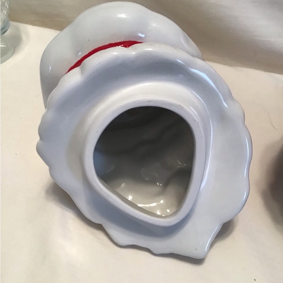 Sleigh Bell Bistro Cookie Jar Santa Claus chef holding cookies.. LNC - Picture 7 of 7